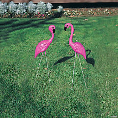 Pink Flamingo Yard Ornaments