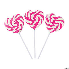 Angel & Stitch Lollipops Party Favors Supplies Suckers with Pink Ribbon -  12 pcs