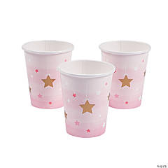 Mini Monster Green Paper Cups - 8 Pc.