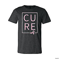 Pink Ribbon Cure Adult’s T-Shirt - Large