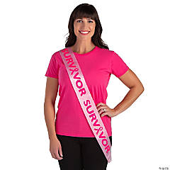 Pink Ribbon Survivor Sash