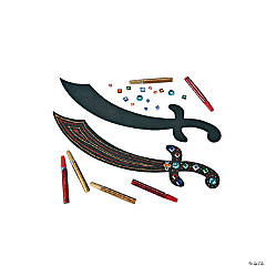 Pirate Sword Craft Kit - Makes 12
