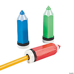 Plastic Crayon-Shaped Pencil Sharpeners