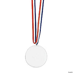 Plastic DIY Medals - 24 pcs.