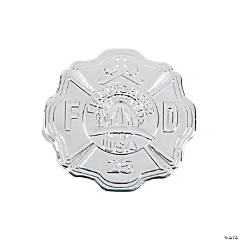 Plastic Firefighter Badges