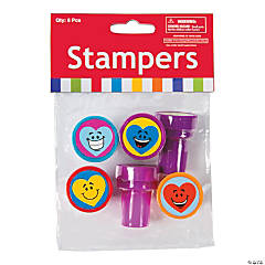 Plastic Heart Smile Face Stampers