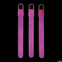 Plastic Hot Pink Glow Sticks