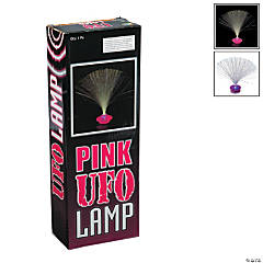 Plastic Mini UFO Lamps - Pink