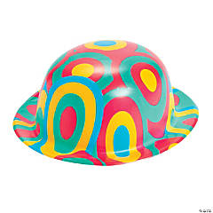 Plastic Swirl Derby Hats