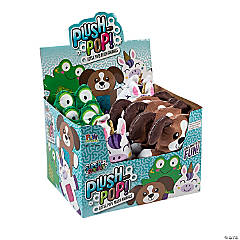 Plush Pop! Lotsa Pops Popping Toys Stuffed Animal Frog Unicorn Dog PDQ