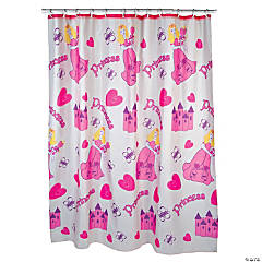 Polyester Her Mini Majesty So Fresh and So Queen Princess Shower Curtain