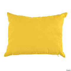 Polyester Medium Yellow Reading Pillow