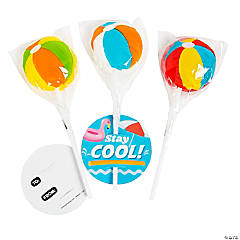 Pool Party Lollipop Handouts for 12