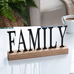 Positively Simple Family Tabletop Sign