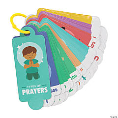 Prayer Starter Cards on a Ring - 12 Pc.