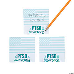 PTSD Awareness Sticky Notes - 12 Pc.