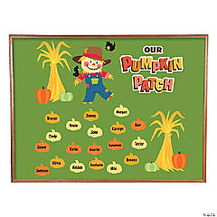 Pumpkin Patch Classroom Bulletin Board Set - 44 Pc.