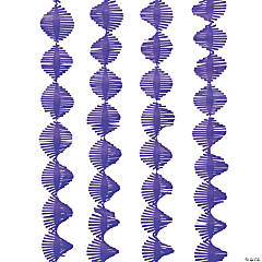 Purple Fringe Paper Streamer