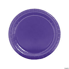 Purple Paper Dinner Plates - 24 Ct.