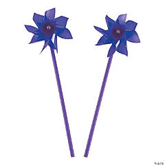 Purple Pinwheels - 36 Pc.