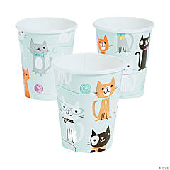 Dog Party Paper Cups With Sleeves Party Supplies 8 Pieces 