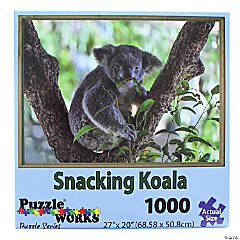 PuzzleWorks 1000 Piece Jigsaw Puzzle  Snacking Koala