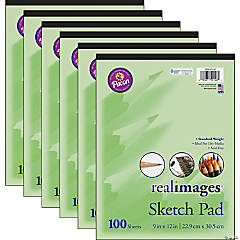 100 Page Sketch Pad Best All-Purpose Pad - Teaching Toys and Books