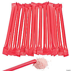 Red Candy-Filled Straws