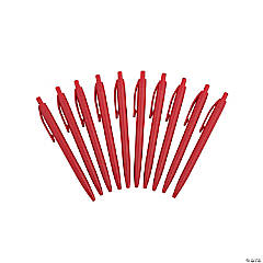 Red Retractable Pens