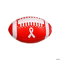 Red Ribbon Awareness Footballs