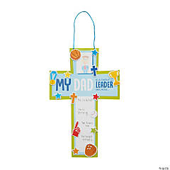 Religious Father’s Day Cross Sign Craft Kit - Makes 12