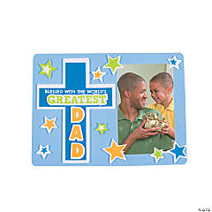 Religious Father‘s Day Picture Frame Magnet Craft Kit - Makes 12