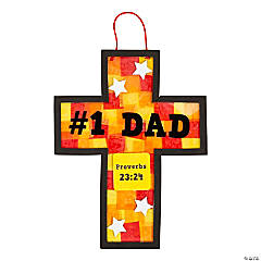 Religious Father’s Day Tissue Paper Sign Craft Kit - Makes 12