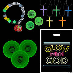 Religious Glow with God Glow-in-the-Dark Handout Kit for 48 – 244 Pc.