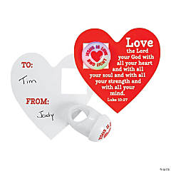 Religious Light-Up Rings with Valentine’s Day Card