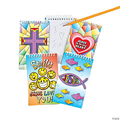 Religious Spiral Notepads - 24 Pc.