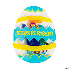 Religious Toy-Filled Easter Egg Bags - 12 Pc.