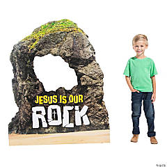 Rocky Beach VBS Jesus the Rock Cardboard Cutout Stan-In Stand-Up