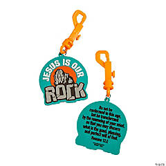 Rocky Beach VBS Packpack Clip Keychains - 12 Pc.