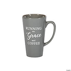 Running on Grace and Ceramic Coffee Mug