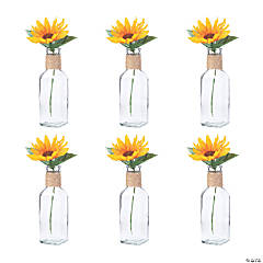 Rustic Sunflower Centerpiece Kit for 6 Tables - 12 Pc.