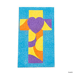 Sand Art Cross Picture Craft Kit - Makes 12