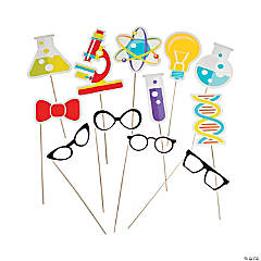 Science Party Photo Stick Props