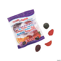 Scripture Candy<sup>™</sup> Fruit of the Spirit Gummy Fruit Snacks - 50 Pc.