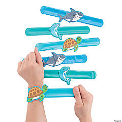 Sea Life Slap Bracelets - 12 Pc.