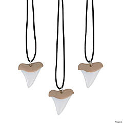 Shark Tooth Necklaces - 12 Pc.