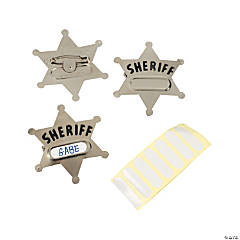 Sheriff Badges- 12 Pc.