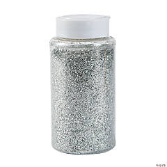 Silver Glitter Jar