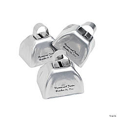 Silver Personalized Cowbells