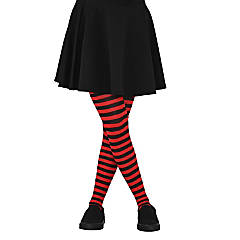 Black & Red Horizontal Stripes - Tights : : Clothing, Shoes &  Accessories